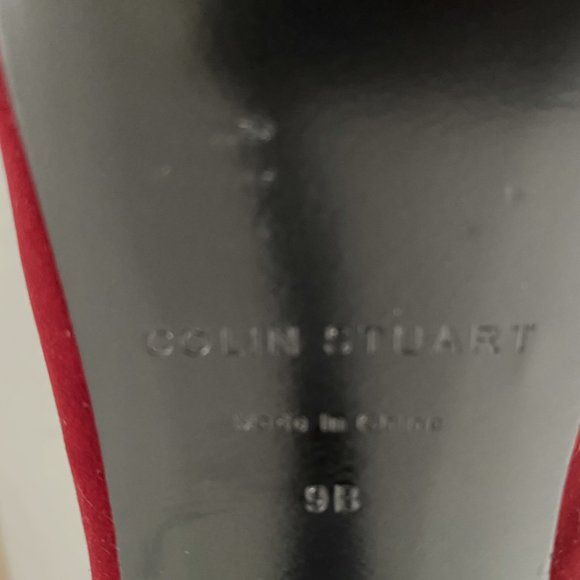 Colin Stuart Lace Up Platform Suede Heels - Picture 11 of 15